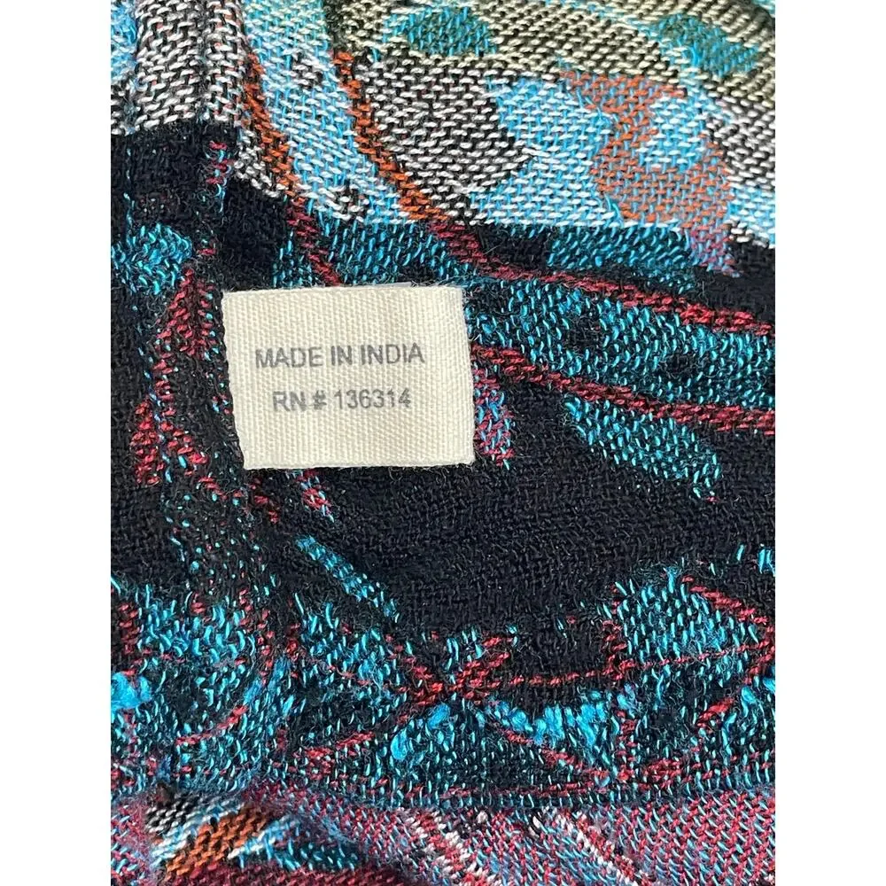 Boho Patchwork Design Infinity Scarf - Picture 5 of 8